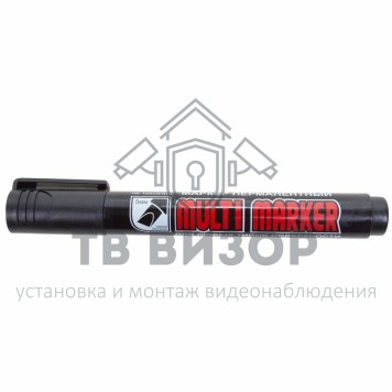 Маркер
 Маркер перманентный Crown «Multi Marker Chisel» 5 мм, черный, скошенный (08-8801)-1