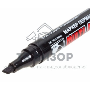 Маркер
 Маркер перманентный Crown «Multi Marker Chisel» 5 мм, черный, скошенный (08-8801)-0