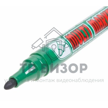 Маркер
 Маркер перманентный Crown «Multi Marker» 3 мм, зеленый, пулевидный (08-8604)-0