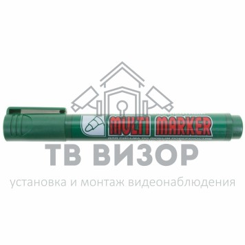 Маркер
 Маркер перманентный Crown «Multi Marker» 3 мм, зеленый, пулевидный (08-8604)-1
