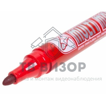 Маркер
 Маркер перманентный Crown «Multi Marker» 3 мм, красный, пулевидный (08-8603)-0