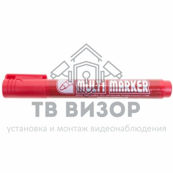 Маркер
 Маркер перманентный Crown «Multi Marker» 3 мм, красный, пулевидный (08-8603)-1