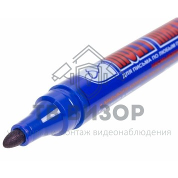 Маркер
 Маркер перманентный Crown «Multi Marker» 3 мм, синий, пулевидный (08-8602)-0