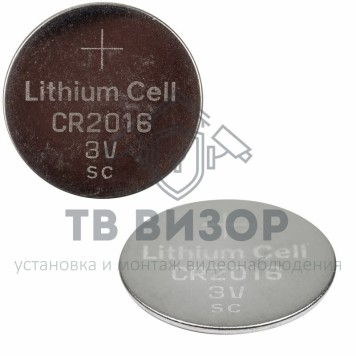 Элемент питания
 Литиевые батарейки CR2016 5 шт. 3 V 80 mAh блистер (30-1106) кратно 5 шт-0