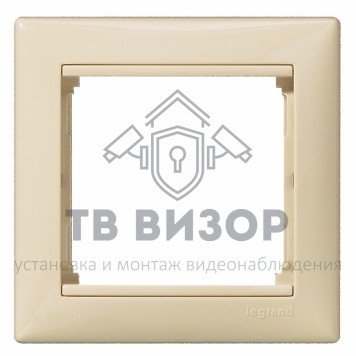 Рамка
 Legrand 774351 ∙ VALENA Рамка 1 пост слоновая кость-0