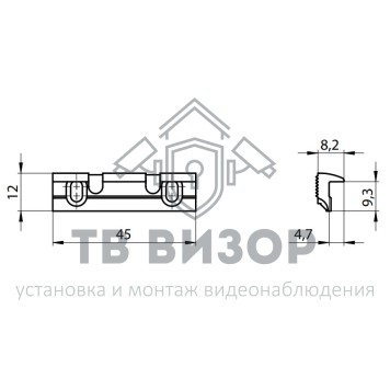 Язычок для защёлки
 EFF-EFF 118.130011---40-0