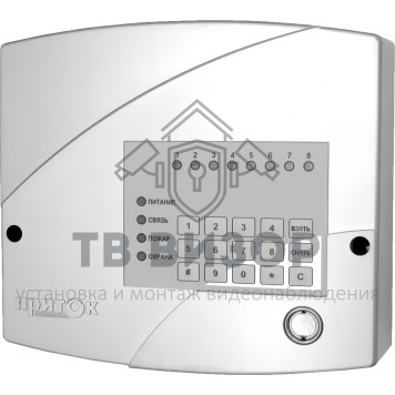 Прибор приёмно-контрольный
 ППКОП 011-8-1-061К(8) Приток-А-4(8)-0