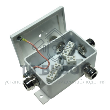 Коробка коммутационная
 КМ-О (12к)-IP66-d, три ввода-0