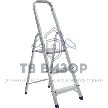 Стремянка
 Стремянка алюминиевая АЛЮМЕТ АМ703 3 ступени-0