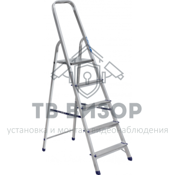 Стремянка
 Стремянка алюминиевая АЛЮМЕТ АМ705 5 ступеней-0