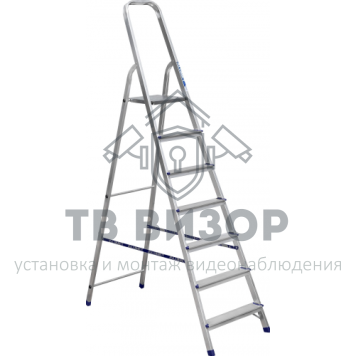 Стремянка
 Стремянка алюминиевая АЛЮМЕТ АМ707 7 ступеней-0