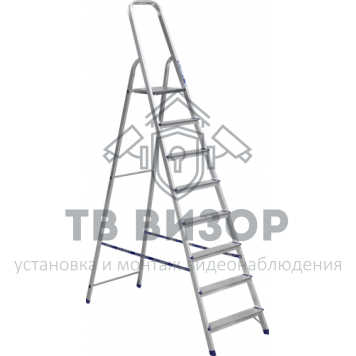 Стремянка
 Стремянка алюминиевая АЛЮМЕТ АМ708 8 ступеней-0