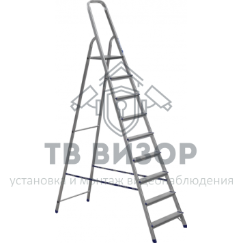 Стремянка
 Стремянка алюминиевая АЛЮМЕТ АМ709 9 ступеней-0