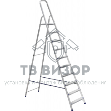 Стремянка
 Стремянка алюминиевая АЛЮМЕТ АМ710 10 ступеней-0