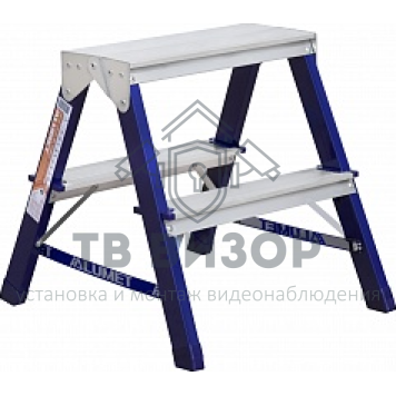 Стремянка
 Стремянка стальная АЛЮМЕТ MD8202 2 ступени двухсторонняя-0