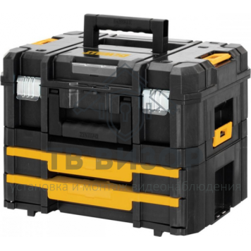 Ящик для инструмента
 Ящик для инструмента DeWALT T-BOX COMBO KIT II+IV (INCL ORGANIZATION) DWST1-70702 Ящик для инструмента
 Ящик для инструмента DeWALT T-BOX COMBO KIT II+IV (INCL ORGANIZATION) DWST1-70702-0