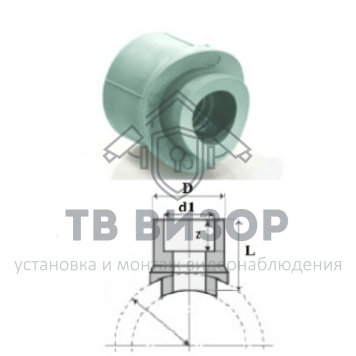 Фитинг
 Вварное седло Violen 75х40-1