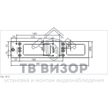 Пластина монтажная
 Монтажная пластина для доводчиков TS 4000/5000-1