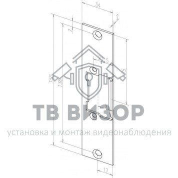 Планка ответная
 EFF-EFF kf 26202-01-0