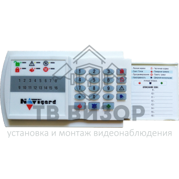 Прибор приёмно-контрольный
 NV KB 35-0