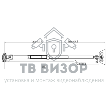 Рычажная тяга
 VIZIT Рычаг-503 LONG-1