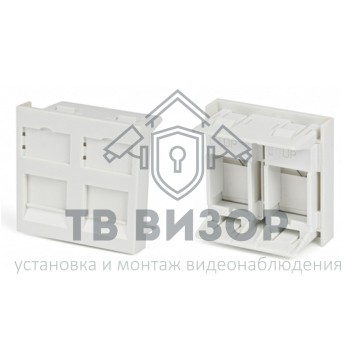 Розетка для модуля Keystone
 SIP2-2K-M45-45-0