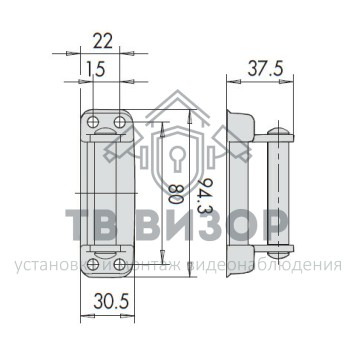 Планка ответная
 CISA 07.021.00.0-1
