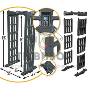 Арочный металлодетектор
 FISHER M-Scope-1