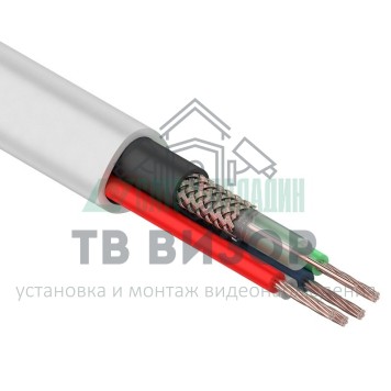 Кабель
 Кабель КВОС+4х0,5 мм² (бухта 100 м) белый REXANT (01-4061)-0