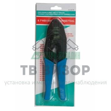 
 Кримпер для обжима F и BNC разъемов RG-58, RG-59, RG-62, RG-6 (ht-301 PA) REXANT (12-3214)-1