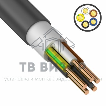 Кабель
 Кабель ВВГнг(А)-LS 5x1,5 мм² ГОСТ (Промэл) (01-8283-3) 100м-0