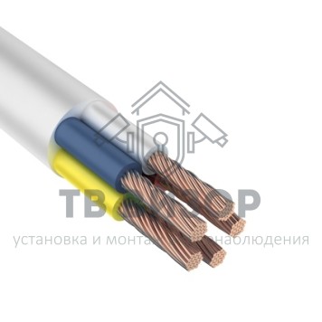 Кабель
 Провод ПВС 5х1,5 мм², белый, ГОСТ (01-8070) 100м-1