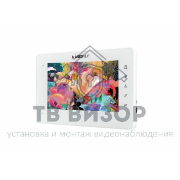 Монитор видеодомофона
 E-1260 Pl/Wt/Wt белый с белой пластиковой рамкой-0