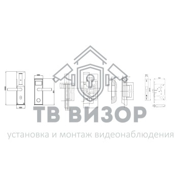 Замок электронный
 KD040/80-800-L-1