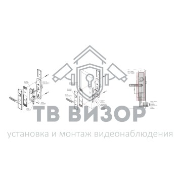 Замок электронный
 KD040/87-220-R-1