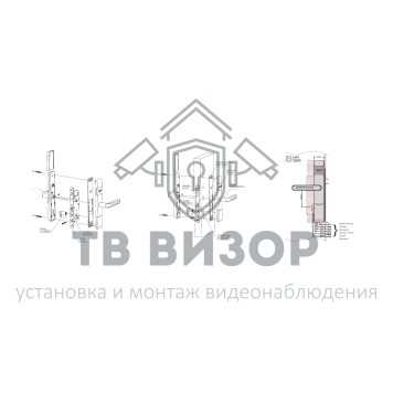 Замок электронный
 KD040/87-250-R-1