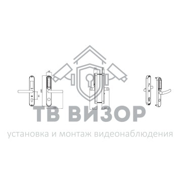 Замок электронный
 KD040/89-100-L-1