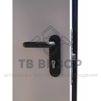 Замок врезной противопожарный с ручками
 WinDoorPro (замок 1739+ручка 1919)-1