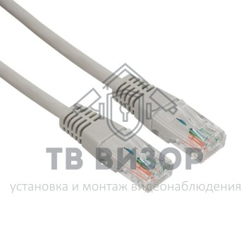 Патч-корд
 Патч-корд UTP категория 5e LSZH, длина 0,5 метра, неэкранированный, серый REXANT (18-8001)-0