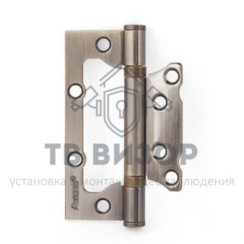 Петля накладная (без врезки)
 100*63*2-B2-AB-0