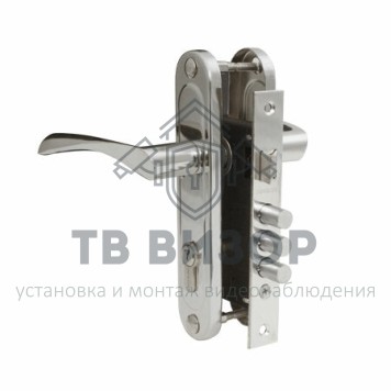 Замок врезной цилиндровый с ручками
 1023/60-CR-0