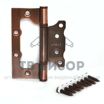 Петля накладная (без врезки)
 100*75*2,5-B2-Steel-AC-Blister-0