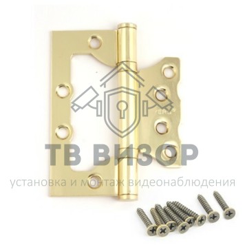 Петля накладная (без врезки)
 100*75*2,5-B2-GM-1