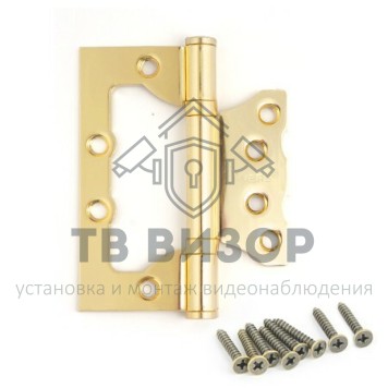 Петля накладная (без врезки)
 100*75*2,5-B2-G-0