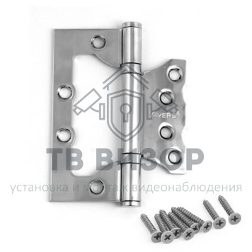 Петля накладная (без врезки)
 100*75*2,5-B2-CR-0