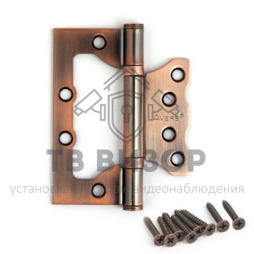 Петля накладная (без врезки)
 100*75*2,5-B2-AC-1