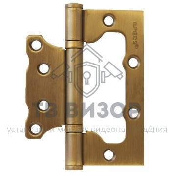 Петля накладная (без врезки)
 100*75*2,5-B2-Steel-AN-1