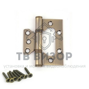 Петля накладная (без врезки)
 75*63*2,5-B2-AB-0