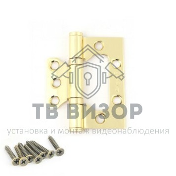 Петля накладная (без врезки)
 75*63*2,5-B2-G-0