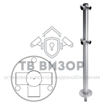 Ограждение полуростовое
 Стойка ограждения съемная Т-образная (ВЗР 1996Р04)-0